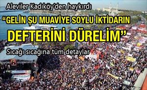Aleviler, asimilasyona karşı eşit yurttaşlık talebiyle Kadıköy’de / Foto