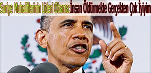 Obama: İnsan öldürmekte gerçekten iyiyim