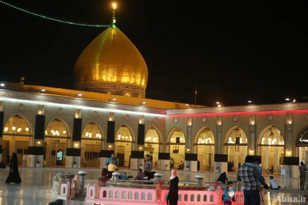 Photos: Kufa Grand Mosque covered with black flags on Muharram 1435