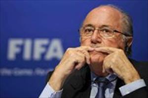 Fifa-Chef trifft Parlamentspräsident Larijani