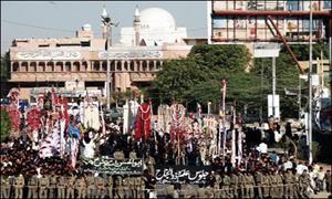 کراچی :محرم الحرام میں ایک ہزار 87جلوس نکالے جائیں گے   	