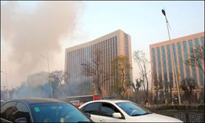 چین :حکمراں جماعت کے صوبائی ہیڈ کوارٹر کے باہر دھماکے،1شخص ہلاک،8 زخمی	