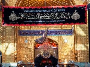 بالصور / العتبة العباسية المقدسة تنشر مظاهر الحزن والحداد