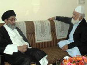 وفاقی وزیر مملکت برائے مذہبی امور کی علامہ ساجد نقوی سے ملاقات