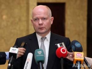 «هيغ» يدعو لانتهاز الفرصة بشأن ملف ايران النووي