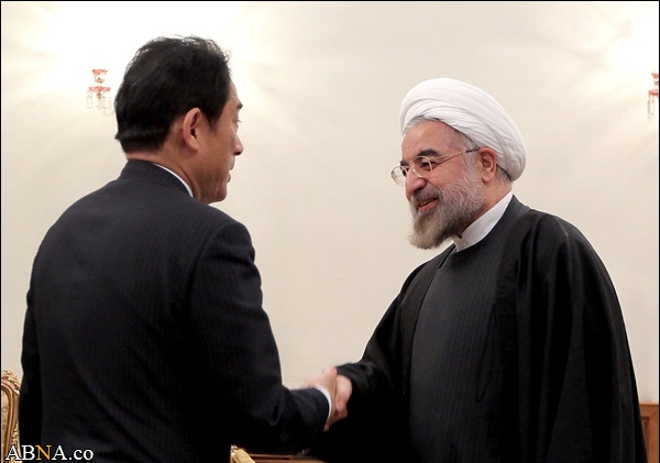 تصویری رپورٹ: جاپان کے وزیر خارجہ کی صدر حسن روحانی سے ملاقات
