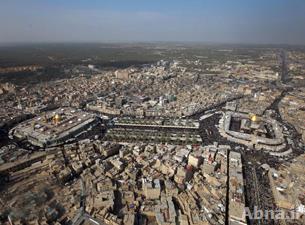 صورتان رائعتان بدقة عالية للحرمين في كربلاء