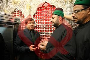 Turkish FM Visits Imam Hussein’s (AS) Holy Shrine