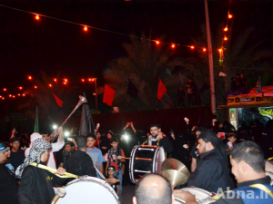 بالصور / المنطقة الشرقية السعودية تحيى ذكرى استشهاد الإمام الحسين (ع)
