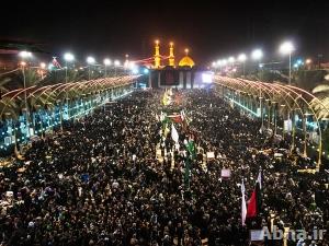 بالصور / الحشود المليونية يحيون تاسوعاء الإمام الحسين (ع) بكربلاء المقدسة
