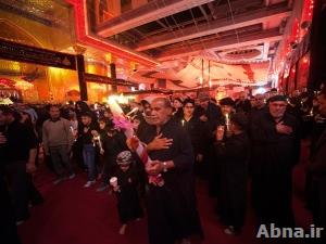 بالصور / موكب عزائي جسد ليلة الوحشة للإمام الحسين (ع) بكربلاء المقدسة