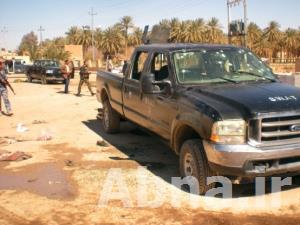 تفجير جسر ومحطة قطار وأبراج للطاقة بسيارة مفخخة وعبوات ناسفة في حديثة