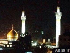 بالصور / إنارة مقام السيدة زينب (ع) لأول مرة منذ عامين