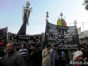 Ashura  mourning procession in Karachi - Pakistan (Images)