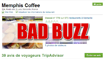 Islamophobie : bad-buzz pour le Memphis Coffee de Marseille (La Valentine) Islamophobie : bad-buzz pour le Memphis Coffee de Marseille (La Valentine)