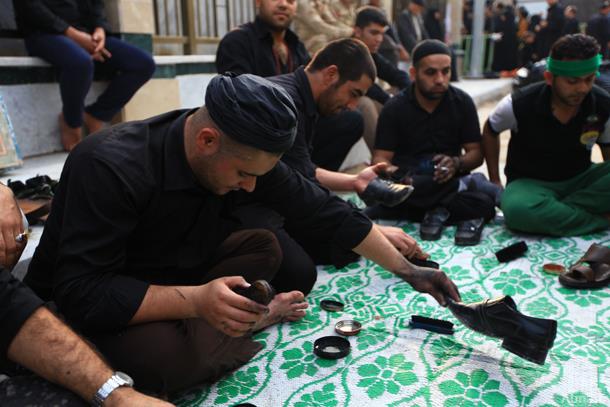 Iraq: 15 young people uniquely serving pilgrims of Imam Hussein (Images)