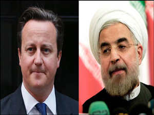 ڈیوڈ کیمرون کا حسن روحانی کو فون، ایرانی ایٹمی پروگرام پر بات کی   	