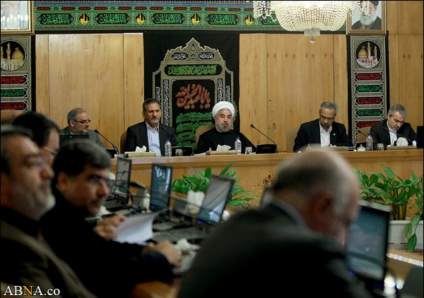 تصویری رپورٹ: کابينہ کے اجلاس سے صدر حسن روحاني کا خطاب