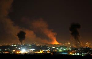 Aviones israelíes bombardean Franja de Gaza