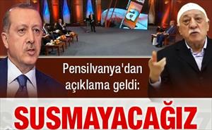 Pensilvanya'dan açıklama geldi: Susmayacağız