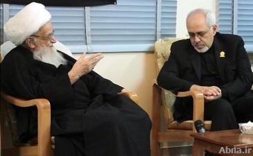 بالصور / لقاء وزير الخارجية الإيراني مع مراجع الدين في مدينة قم المقدسة
