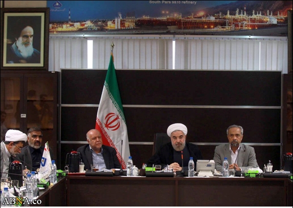 Bildnachricht / Sitzung des Verwaltungsrates der Provinz Buschehr in Anwesenheit von iranischem Präsidenten