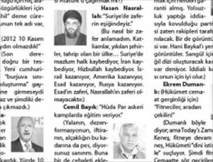 Doğruhaber Gazetesi Seyyid Nasrallah’ı Hedef Aldı !