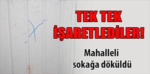 Alevi yurttaşların evlerine işaret!
