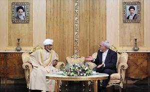 عمان کے فرمانروا سلطان قابوس سے ایران کے وزیرخارجہ کی مُلاقات