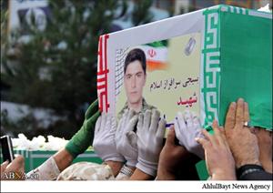 تصویری رپورٹ/ ارومیہ میں دو بسیجی شہیدوں کا تشییع جنازہ