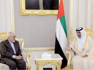 رئيس الإمارات يلتقي وزير الخارجية الإيراني