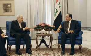 Entretien Zarif/Maliki, à Téhéran