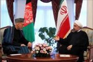 Ruhani ile Karzai bir araya geldi