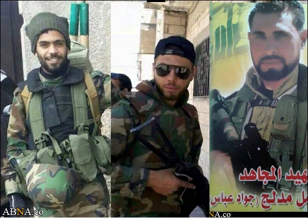 Image / 3 Hezbollah fighters who martyred in Syria