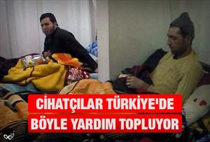 Cihatçılar Türkiye'de böyle yardım topluyor