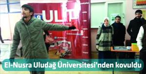 Uludağ Üniversitesi’nde El-Nusra’ya geçit yok / Foto