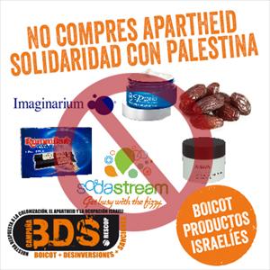 No compres apartheid, ¡solidaridad con Palestina!