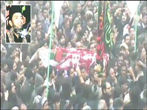 ملتان، علامہ ناصر عباس کو دربار حضرت شاہ شمس تبریز کے حاطے میں سپردخاک کردیا گیا