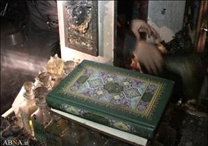 دکان میں لگی آگ میں صرف قرآن باقی بچا+ تصاویر