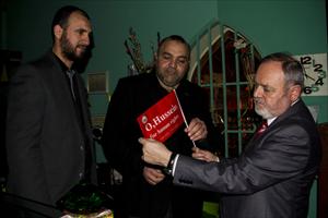 Бағдад: Румыниjа сәфири Имам Һүсеjнин (ә) һәрәмини зиjарәт едиб + Фото