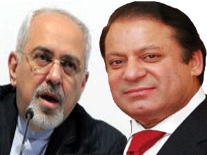 ايرانی وزيرخارجہ کی اسلام آباد ميں پاکستانی وزير اعظم سے ملاقات