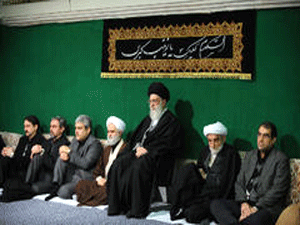 رہبر معظم کی موجودگی میں حضرت امام حسین (ع) کا چہلم