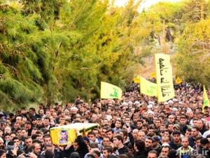 بالصور / حزب الله اللبناني يشيع الشهيد «فياض عباس فياض»