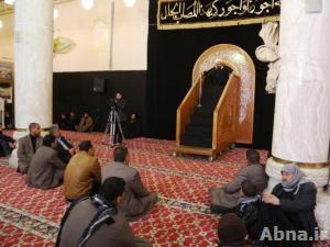 أمانة مسجد الكوفة تشارك المسلمين المعزين برحيل الرسول الأكرم (ص)