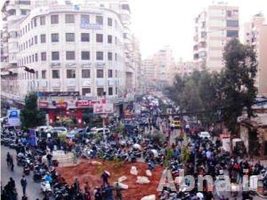 صور من مكان تفجير "حارة حريك" في لبنان