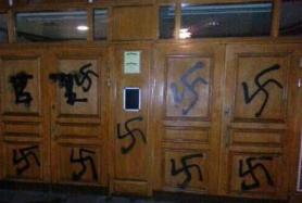 Nazi Graffiti Sprayed on Stockholm Mosque
