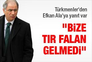 Türkmenlere yardım getiren bir TIR yok