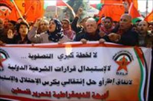 Demonstrationen in Ramallah gegen Kerrys Plan