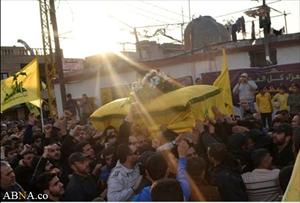 حزب اللہ کے ایک اور مجاہد کا جنازہ جلوس +تصاویر