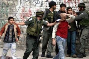 Palestinski mališan na cionističkom Vojnom sudu